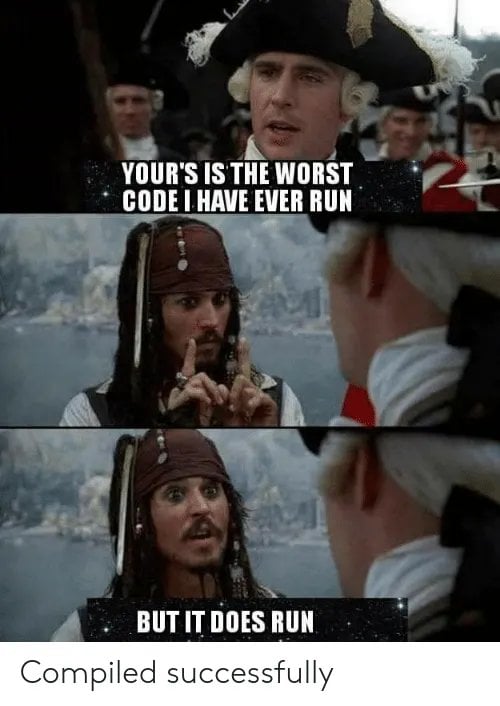 The runtime keeps going even when parts of your code fall off